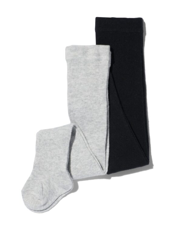 HEMA Baby Maillots - 2 Stuks Grijsmelange (grijsmelange)