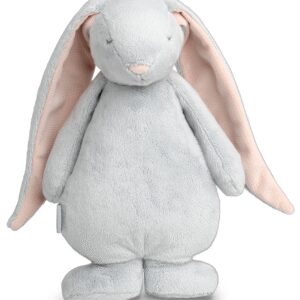 Moonie The Humming Friend Cloud Konijn met roze oren | Hartslag en ruis knuffel met huilsensor en licht
