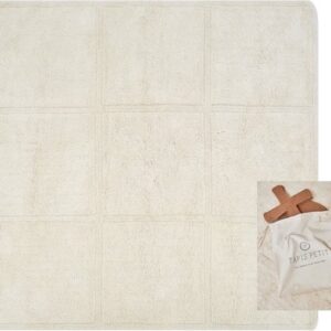 Tapis Petit Tapis Petit Vloerkleed Tic Tac Toe vierkant - 120 x 120 cm
