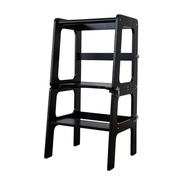 Jindl Houten montessori leertoren 2-in-1 zwart