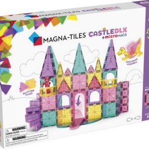 Magna-Tiles Kasteel XL roze met draak 48 stuks - Geschikt vanaf 3 jaar - Multi