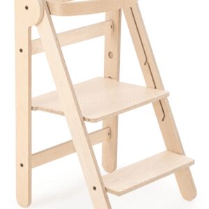 Mamatoyz Houten Leertoren Opvouwbaar - Montessori - Naturel - Hout