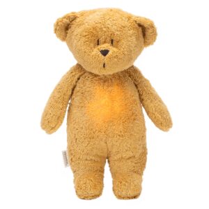 Moonie Slaapknuffel Humming Bear Honey Natur - Moonie Organic - NIEUW 2024