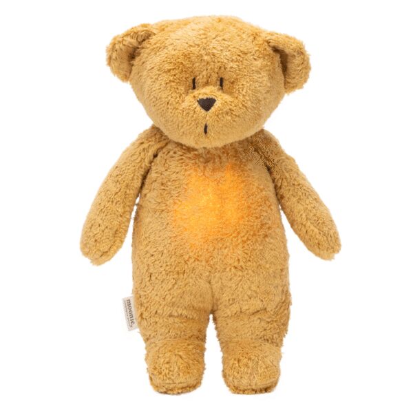 Moonie Slaapknuffel Humming Bear Honey Natur - Moonie Organic - NIEUW 2024