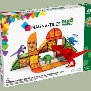 Magna-Tiles Dinos set Magnetische Tegels - 40 delig - Inclusief 4 Dinos