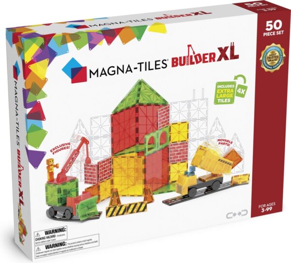 Magna-Tiles Builder XL 50 stuks - Geschikt vanaf 3 jaar - Multi