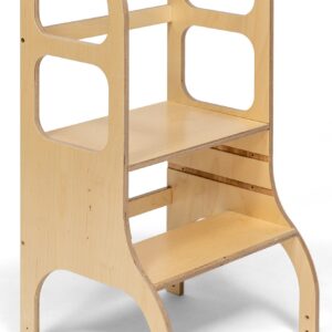 Ette Tete Leertoren Step Up | Naturel | Verstelbaar in hoogte