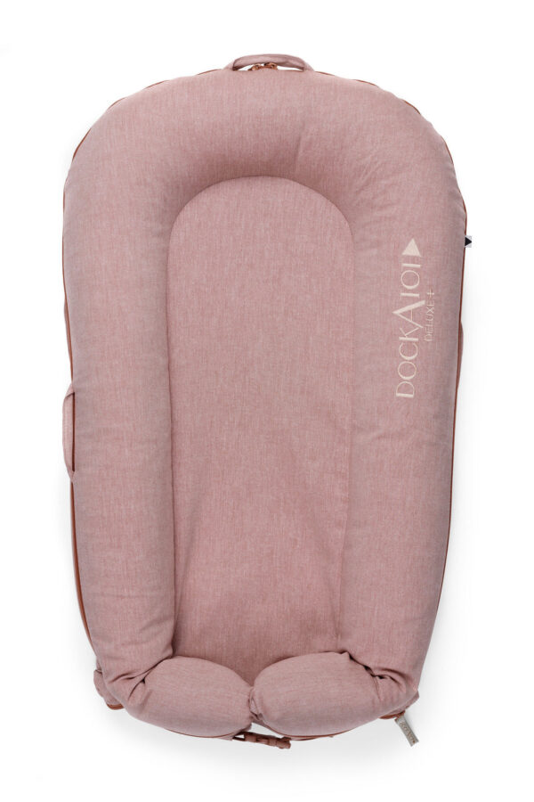 DockAtot babynestje - ademend materiaal - 0 tot 8 maanden - Ginger Chambray