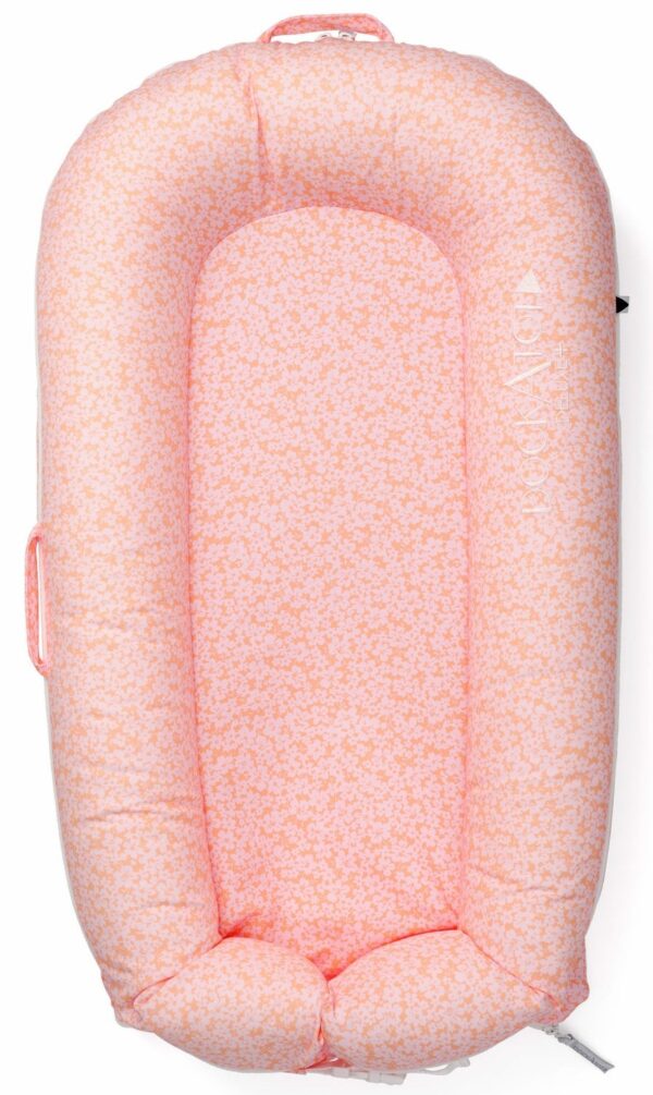 DockAtot Sleepyhead Deluxe+ Pod Bloom 2023 - babynestje - ademend materiaal - 0 tot 8 maanden