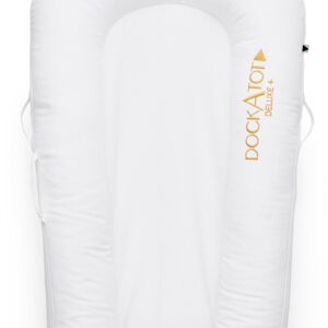 DockAtot Sleepyhead Deluxe+ Pristine Wit babynestje - ademend materiaal - 0 tot 8 maanden