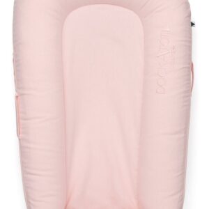DockAtot Sleepyhead Deluxe+ Pink Blossom Roze Chambray 2023 - babynestje - ademend materiaal - 0 tot 8 maanden