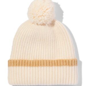 HEMA HEMA Kindermuts Met Wol Beige (beige)