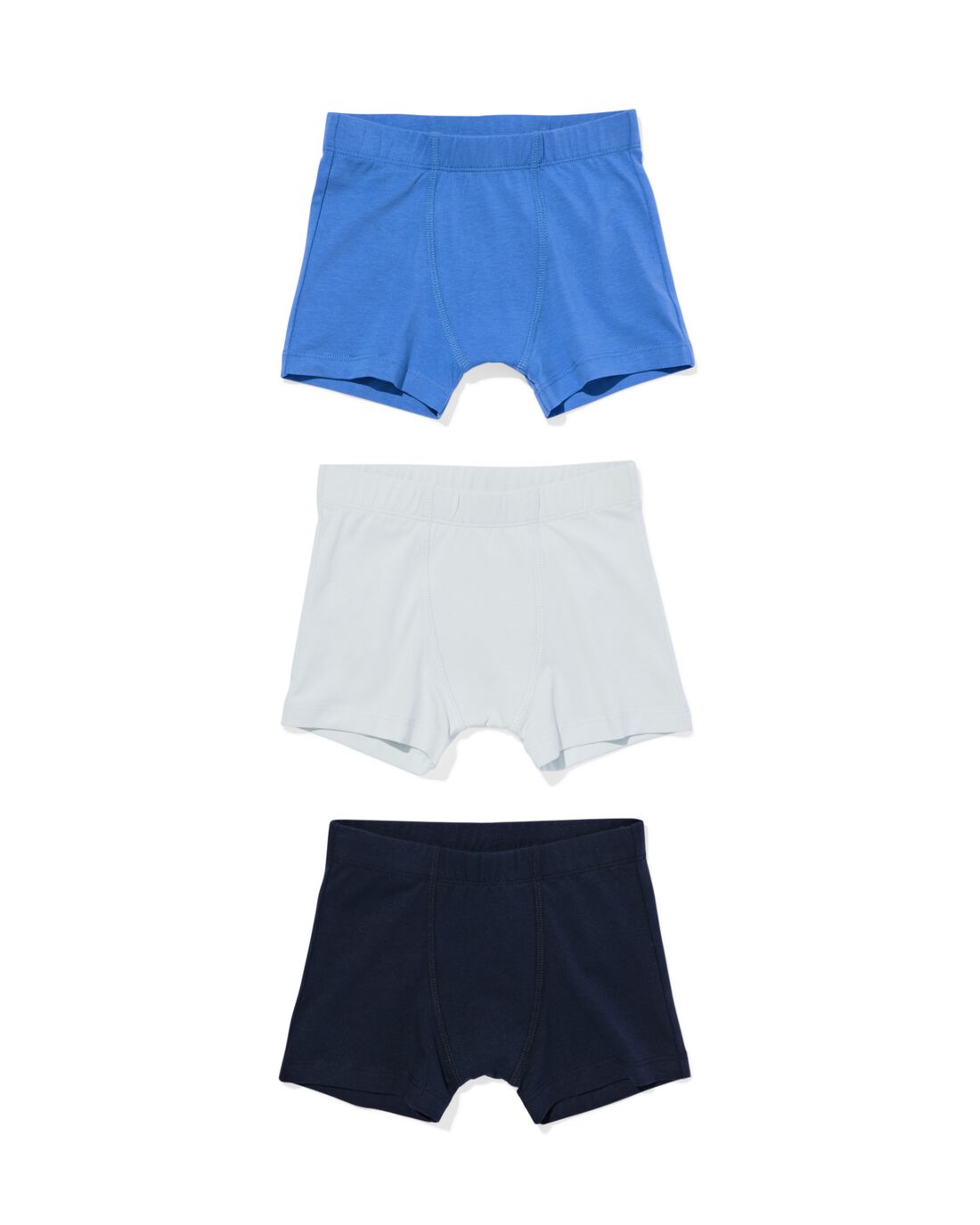 HEMA HEMA Kinderboxers Katoen - 3 Stuks Blauw (blauw) 1 HEMA HEMA Kinderboxers Katoen - 3 Stuks Blauw (blauw)