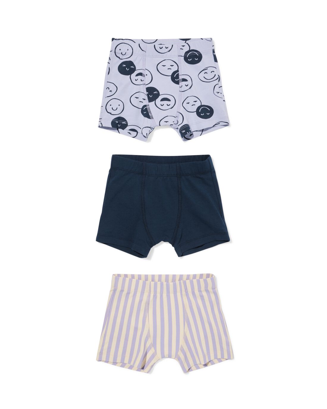 HEMA HEMA Kinderboxers Gezichtjes - 3 Stuks Lila (lila) 1 HEMA HEMA Kinderboxers Gezichtjes - 3 Stuks Lila (lila)