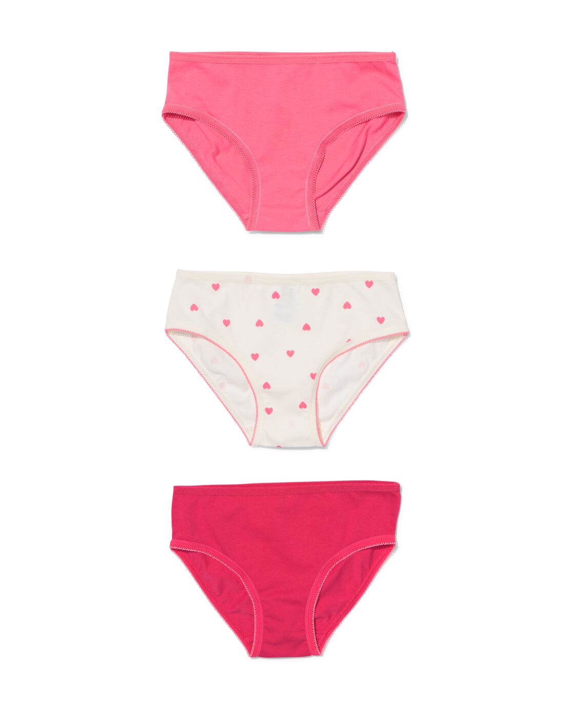 HEMA HEMA Kinderslips Katoen - 3 Stuks Roze (roze) 1 HEMA HEMA Kinderslips Katoen - 3 Stuks Roze (roze)