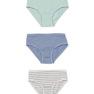 HEMA HEMA Kinderslips Katoen - 3 Stuks Blauw (blauw)