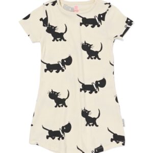 HEMA HEMA Takkie En Siepie Kinder Nachthemd Rib Wit (wit)