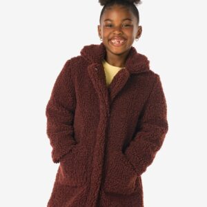 HEMA HEMA Kinderjas Teddy Donkerbruin (donkerbruin)