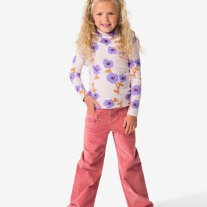 HEMA HEMA Kinderbroek Velvet Roze (roze)