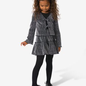 HEMA HEMA Kinderrok Glitter Zwart (zwart)