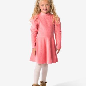 HEMA HEMA Kinderjurk Corduroy Roze (roze)