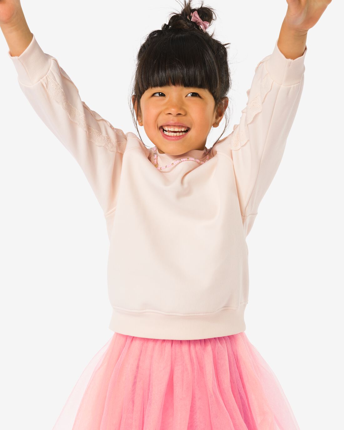 HEMA HEMA Kindertrui Sweatstof Ecru (ecru) 1 HEMA HEMA Kindertrui Sweatstof Ecru (ecru)