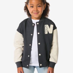 HEMA HEMA Nijntje Kinder Bombervest Donkergrijs (donkergrijs)