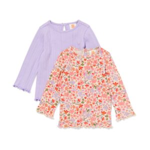 HEMA HEMA Babyshirts Ajour - 2 Stuks Multi (multi)