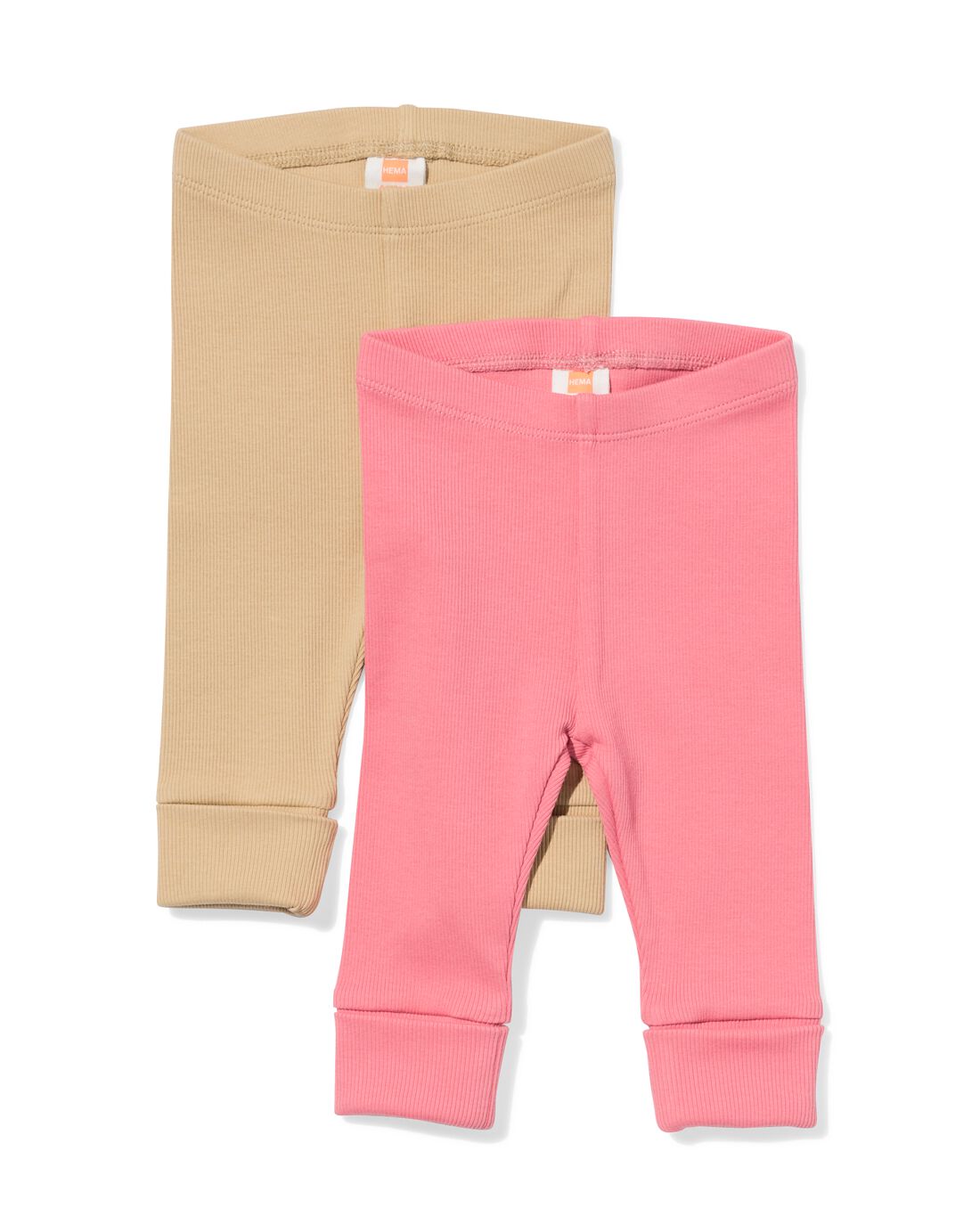 HEMA HEMA Baby Meegroeileggings Rib - 2 Stuks Roze (roze) 1 HEMA HEMA Baby Meegroeileggings Rib - 2 Stuks Roze (roze)