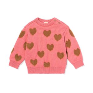 HEMA HEMA Babytrui Hartjes Roze (roze)