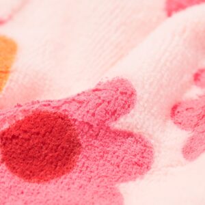 HEMA Baby kledingset velours bloemen roze