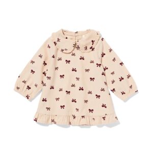 HEMA HEMA Babyjurk Rib Strikjes Ecru (ecru)