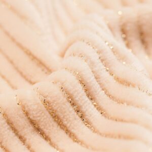 HEMA Baby kledingset rib velours glitter lichtbruin