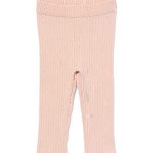 HEMA HEMA Baby Legging Rib Gebreid Oudroze (oudroze)
