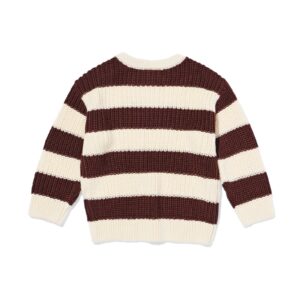 HEMA Babytrui strepen bruin