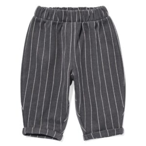 HEMA HEMA Babybroek Strepen Donkergrijs (donkergrijs)