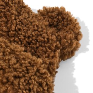 HEMA Babymuts teddy met oren bruin