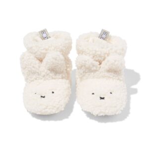 HEMA HEMA Nijntje Babysloffen Teddy Wit (wit)