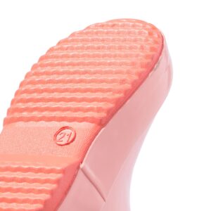 HEMA Baby regenlaarzen rubber roze koraal