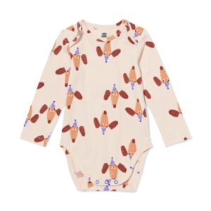 HEMA HEMA Romper Honden Gebroken Wit (gebroken wit)