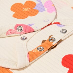 HEMA Meegroeiromper ecovero™ bloemen gebroken wit