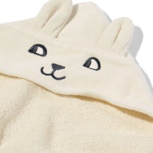 HEMA Baby badcape 80x80cm beertje