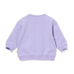 HEMA Newborn sweater rib kroontje paars