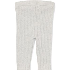 HEMA Newborn legging rib grijsmelange