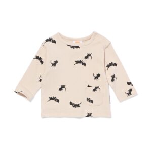 HEMA HEMA Takkie En Siepie Newborn T-shirt Rib Ecru (ecru)