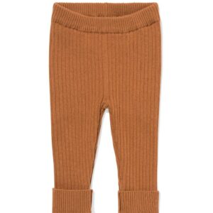 HEMA HEMA Newborn Legging Rib Bruin (bruin)