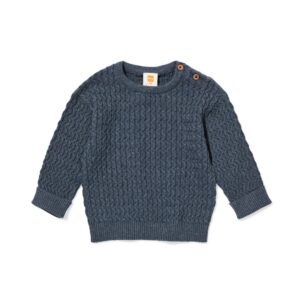 HEMA HEMA Newborn Trui Blauw (blauw)