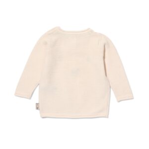 HEMA Nijntje newborn trui gebreid gebroken wit