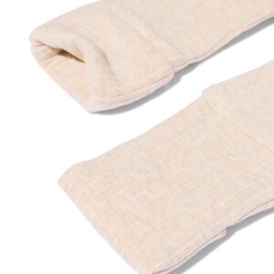 HEMA Newborn meegroei legging bamboe rib zand