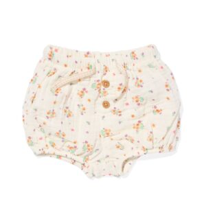 HEMA HEMA Newborn Pofbroekje Mousseline Gebroken Wit (gebroken wit)